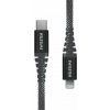 Swissten 71544010 dátový Lightning, 60W / 3A / 1x USB-C(M) / 1x Lightning(M), 1m, šedý