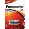 PANASONIC AAA/mikro super odolná alkalická batéria 1,5 V (2 ks)