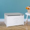 Atmosphera for Kids truhla Dans ma tribu biela 38 x 58 x 38 cm