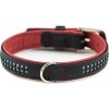 Nobby Pacific Deluxe obojok so Swarovski kryštálmi S-M 42cm červená