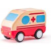 Woody Auto sanitka so zvukmi a svetlom, zotrvačník