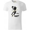 Basketball - jump shot - Tričko z organickej bavlny - 2XL ( Biela )