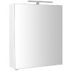 Sapho Riwa - Zrkadlová skrinka s LED osvetlením, 60x70x17 cm, lesklá biela RIW060-0030
