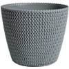 Prosperplast SPLOFY Kvetináč 16cm sivý kameň DSP160