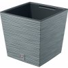 PROSPERPLAST Kvetináč FURU SQUARE LOW 30cm betónový
