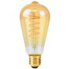 NEDIS LED žiarovka E27/ ST64/ 3,8 W/ 220 V/ 250 lm/ 2100 K/ stmievateľná/ extra teplá biela/ retro štýl