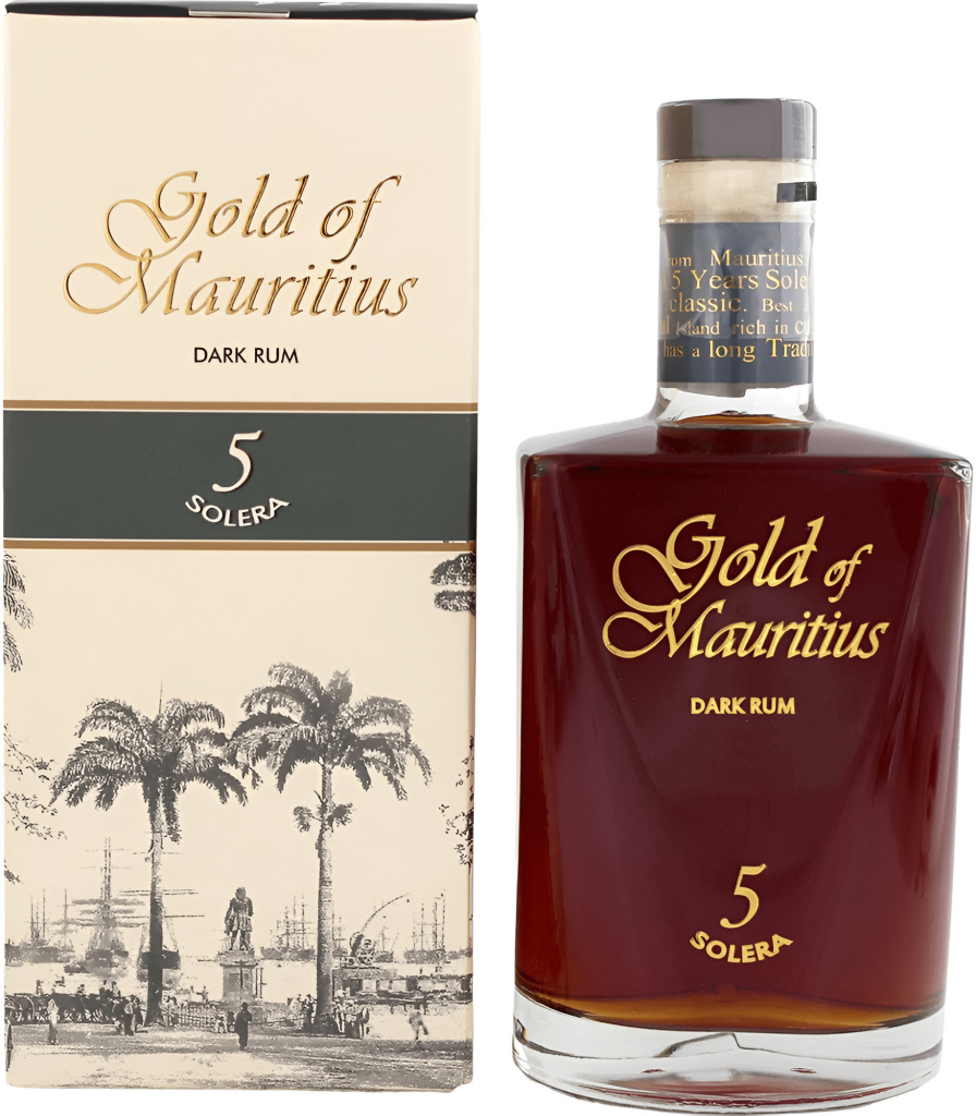 Gold of Mauritius Dark Rum 5 Solera 40% 0,7 l (kartón)