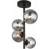 GLOBO 56133-4D RIHA stropné svietidlo D235mm 4xG9 matná čierna, dymová