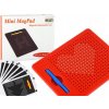 Magnetická Tabuľka Pad Edukačná Guličky Šablóny Červená
