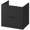 Cersanit Tirso, závesná skrinka pod umývadlo 594x447x572 mm, čierna matná, S1017-010