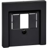 Kryt zásuvky USB/TAE/reprod. popis.p. antracit Merten SysM (Schneider)