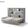 Dig-net nábytok Sklápacia posteľ Lenart BED CONCEPT BC-04 sivá | 140 x 200 cm