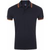 SOĽS Pasadena Pánske polo triko SL00577 French navy / Neon orange XXL
