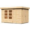 KARIBU HOLZTECHNIK Drevený domček KARIBU RETOLA 3 (82954) natur LG3372