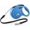 Vodítko FLEXI Classic New M lanko 8m/20kg modrá