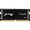 Kingston FURY Impact/SO-DIMM DDR5/16GB/6400MHz/CL38/1x16GB/Black KF564S38IB-16
