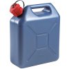Kanister na palivo 10 l s výsuvnou lievikovou trubicou – modrý