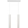 Helam LED Luster na lanku TUBA 2xGU10/4,8W/230V biela HE1288 + záruka 3 roky zadarmo + záruka 3 roky zadarmo