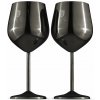 Berlinger Haus BH-8660 Black Rose Collection Sada 2 kovových pohárov na víno - čierna Berlinger Haus