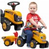 FALK Traktor JCB Orange s prívesom od 1 roka