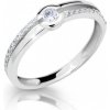 Cutie Jewellery Očarujúce prsteň z bieleho zlata so zirkónmi Z6808-2543-10-X-2 50 mm