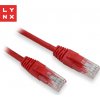 Lynx CS LX-UTP5E-010-RED UTP patch Cat5e PVC CCA 1m červený 10ks