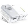 TP-LINK TL-WPA4226 Powerline AV600 Kit / 600Mbps / 2xLAN / WiFi / 1x napájacia zásuvka / 2 ks (TL-WPA4226KIT)