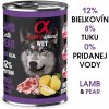 Alpha Spirit Dog Wet konz Jahňa s hruškou 400g