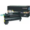 LEXMARK X792X1YG - originálny toner, žltý, 20000 strán
