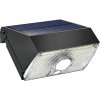 LED solárne nástenné svietidlo VIKING SR11 IP54 0,5 W 1000 lm 4000 K čierne so senzorom pohybu