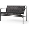 HAY Palissade Cord Dining Bench anthracite