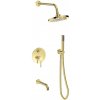 BESCO BESCO - Podomietkový sprchový set VEO I zlatá BABPVZL