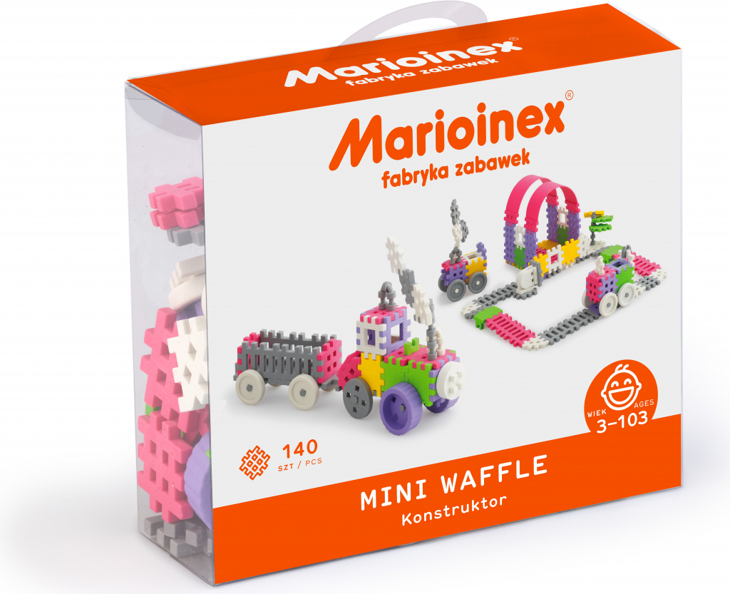 Marioinex MINI WAFLE 140 ks Konštruktér dievčatá