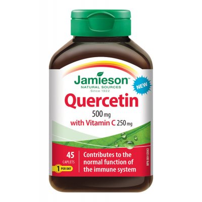 Jamieson kvercetín 500 mg s vitamínom c 250 mg 45 ks od 16,63 € - Heureka.sk