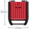 Kontaktný gril George Foreman 25030-56 Gril Compact Steel Red (23749036001)