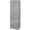 Dreja Vysoká skriňa DOS SVD2Z2 50 - D01 Betón / Úchytka T02 / D01 Betón