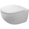 Duravit Architec Závesné WC s doskou SoftClose, Rimless, biela 45720900A1