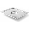 Víko pro gastronádobu GN 1/2 s otvorem pro naběračku | HENDI, Kitchen Line inox