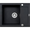 Pyramis granitový dřez Pyramis MIDO 62x50 1B 1D Black