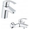 Súprava vaňová/sprchová batéria Grohe Eurosmart 33300002, umývadlová batéria Grohe Eurosmart 33265002