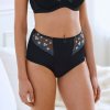 Zoštíhľovacie nohavičky „Caminata“ zn. Confidence Lingerie® z mikrovlákna s výšivkou čierna 048 Blancheporte