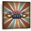 Sablio Obraz Seriál Priatelia CENTRAL PERK Abstrakcia - 50x50 cm