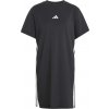 Dámske šaty adidas, 3-STRIPES TEE DRESS W Čierna,Biela S