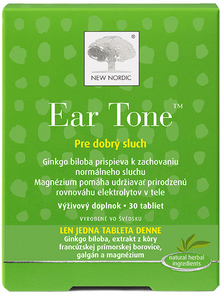 New Nordic Ear Tone pre dobrý sluch 30 tabliet