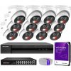 Sada na monitorovanie IP 4Mpx 12 kamier IPCAM-T4-30DL, Hybrid Light, Záznamové zariadenie 16ch, MD 2.0 - HiLook by Hikvision