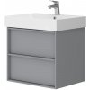 Lavedo Quadra Grey 60 kúpeľňová skrinka s umývadlom, matná, QDGR60