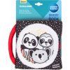 Canpol Babies BabiesBoo senzorická knižka Panda čiernobiela
