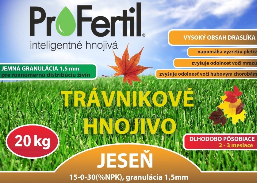 ProRain ProFertil Jeseň 2-3 mesačné 20 kg