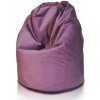 INTERMEDIC SK - Sedací vak Mega Sako z plyšu 135 cm | pastelový vak na leňošenie, 340 l A045 - Fialová svetlá