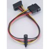 AKASA Redukcia 4pin Molex na 2x 15pin SATA Power 30 cm AK-CBPW01-30